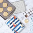thumbnail image 5 of Yayeee Pot Holders Kitchen Heat Resistant with Pocket 7"x9.8" Cotton Oven Cooking Hot Pads, Blue Sailboats, 5 of 7