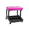thumbnail image 3 of The Original Pink Box Rolling Creeper Seat with Tool Tray, Pink, 3 of 4