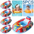 thumbnail image 5 of Anillo Natación Inflable para Bebé Asiento Natación para Con Coche Barco (azul Pequeño), 5 of 5
