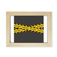thumbnail image 1 of Logo no acercarse Escritorio de madera Arte Pintura 6x8 pulgadas marco de foto foto, 1 of 4