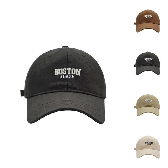 Classic Boston 1630 Baseball Cap Vintage Adjustable Size Outdoor Sun Hat Fashion Embroidered Baseball Hat