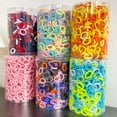 50/100/300pcs Elastic Hair Bands Girls Sweets Scrunchie Rubber Band for