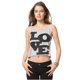 thumbnail image 1 of Camiseta sin Mangas Aeropostale Love Crop Tank Top para Mujer Gris Pequeño, 1 of 2