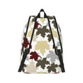 thumbnail image 2 of Rateoe colorful Maple Pattern Canvas College Laptop Backpack,Travel Daypack,Durable Rucksack Travel Notebook Bag School Backpack Book Bag for Men Women-Medium, 2 of 7
