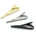 thumbnail image 3 of MLINS 3 Pcs Tie Clips Smooth Tie Clip Glossy Tie Clip Man, 3 of 8