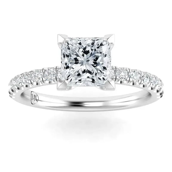 IGI Certified 2 Carat Lab Grown Diamond Engagement Ring|14K White Gold |Solitaire Lab Diamond Ring|G-VS3