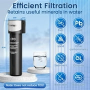 Vortopt Q5-C2 Under-Sink Water Filter System, 19000 Gallons Capacity, 12 to 24 Months Filter Life