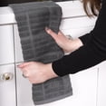 thumbnail image 6 of All-Clad Solid Cotton Kitchen Towels, 2-Pack, Pewter, 6 of 7