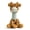 Giraffe, variant on Dog Squeaky Plush Toys for Chewers, Plush Green Anole Chew Toy with Pineapple Fleece & White Cotton Rope, Interactive Durable Tough Chew Toys for Small Medium Large Dogs