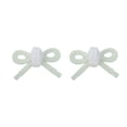 thumbnail image 4 of Unique Bargains 1 Pair Shoelace Charms Sparkly Bow Decorative Shoe Clips Light Blue, 4 of 5