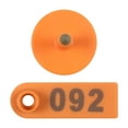 thumbnail image 1 of Amdohai 100 Pcs Marqueur d'Oreille de Bétail Numéroté Oreille de Mouton 001-100, 1 of 7