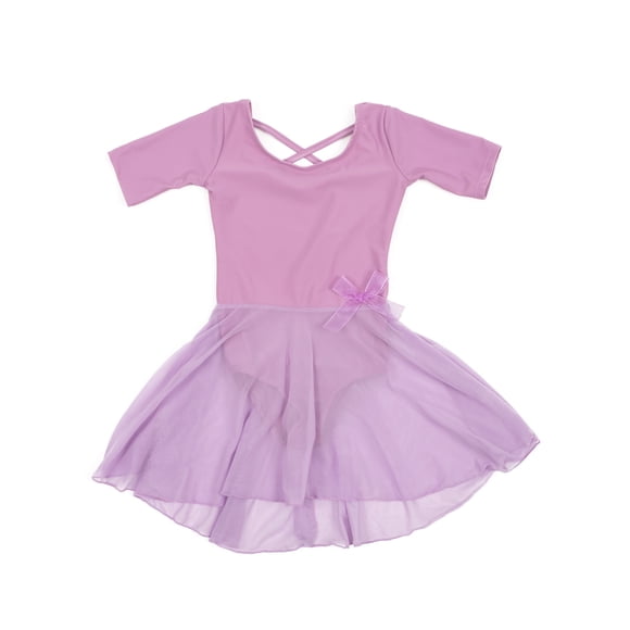 Falda de manga corta Leotard Leveret para niñas