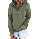 thumbnail image 1 of Worallymy Mujeres Otoño Invierno Sudadera con capucha Manga larga Color sólido Casual Prendas de vestir Jersey con capucha con bolsillo con cordón Worallymy JD735906115, 1 of 5