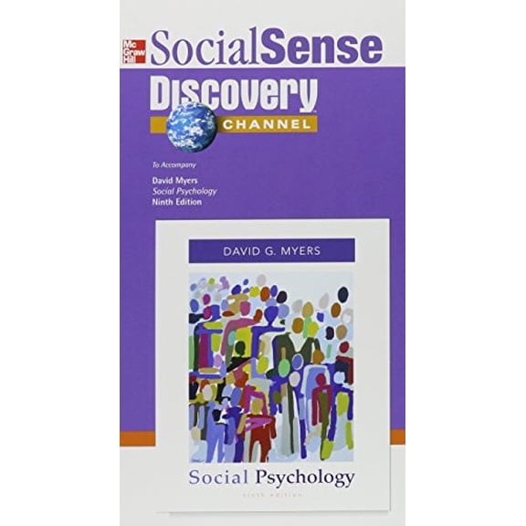 Pre-Owned Social Sense Discovery Channel: To Accompany David Myers 'Social Psychology' Paperback
