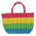 thumbnail image 3 of OULII 1PC Woven Grocery Basket Plastic Storage For Home Use General Users, 3 of 5