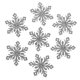 thumbnail image 2 of 30pcs Snowflake Pieces DIY Hairpin Patches Hair Clip DIY Clothes Accessories, 2 of 4