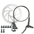 thumbnail image 1 of Hydraulic Disc Oil Brake Kit Aluminum Alloy Calipers Levers for Mountain Bike, Left Rear Oil Brake, 1Pc Disc Rotor, 1400mm, 1 of 8