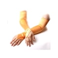 thumbnail image 2 of Ladies One Finger Silk Gauntlet Opera Gloves, 2 of 2