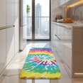 thumbnail image 4 of Colorful Tie Dye Pattern Kitchen Rug Mat,Kitchen Runner Rugs Non Skid Washable,Decorative Kitchen Floor Mats for Kitchen,Sink,Laundry,17"x47.2", 4 of 7