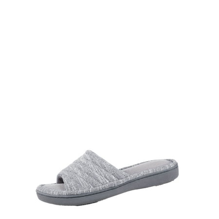

Isotoner Women s Space Knit Andrea Slide Slipper