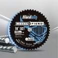 thumbnail image 3 of 10-Inch Chop Saw Blade, 52-Teeth Cermet Carbide Tipped Cold Cut Saw Blade, Thin Kerf, 1-Inch Arbor, Professional Metal Cutting Blade for Steel, Angle Iron, Threaded Rod & More, 3 of 8