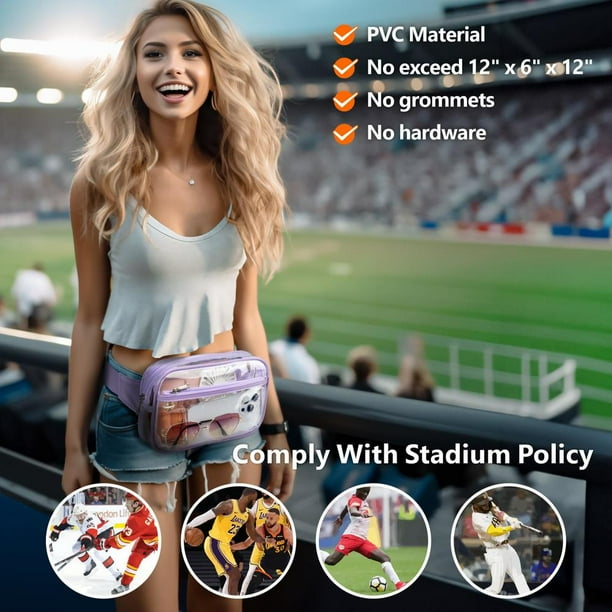 Plus size clear fanny pack deals