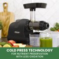 thumbnail image 6 of Omega All in One Nutrition System Cold Press Juicer, in Matte Black (J8006HDBLK), 6 of 13