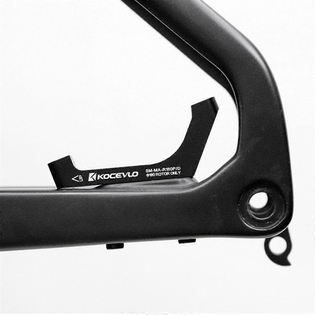 KOCEVLO F140P-D Front Flat-Mount to Post-Mount Caliper Adapter for 160mm Rotor Road Disc Brake FM to PM
