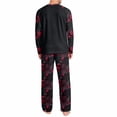 thumbnail image 4 of Mens Pajama Sets 2 Piece Lounge Set Ghost Pumpkin Print Long Sleeve Tops Matching Cozy Sleeppants Women Pjs Sets, 4 of 4