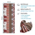 thumbnail image 2 of Red Boho Tribal Diamonds and Rectangles Pattern Hot Yoga Mat Towel Non Slip for Hot Yoga - Quick-Drying Yoga Mat Cover with 4 Corner Pockets with Travel Bag - Hot Yoga Towel Non Slip 74"x26", 2 of 6