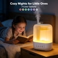 thumbnail image 6 of Electactic Cool Mist Humidifier for Room, 3L Top-Fill & 37H Runtime Ultrasonic Humidifier, Essential Oil Aroma Pad Tray, 22dB Quiet Ultrasonic Humidifier for Home, Touch Control, 6 of 9