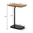 thumbnail image 4 of Convenience Concepts Oslo 19" x 12" x 25.25" C End Table, Hampton Brown/Black, 4 of 5