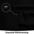 thumbnail image 6 of decorUhome Linen Rectangle Tablecloth 60x120 inch, Stain and Wrinkle Resistant Washable Table Cloth, Decorative Waterproof Fabric Table Cover for Dining Party, Black, 6 of 8