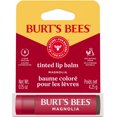 thumbnail image 3 of Burt's Bees 100% Natural Origin Moisturizing Tinted Lip Balm, Magnolia with Shea Butter, 3 of 4