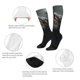 thumbnail image 3 of Balery Black And Gold White Horse Calcetines novedosos Calcetines deportivos Calcetines hasta la rodilla Calcetines de algodón Calcetines originales y geniales, 3 of 6