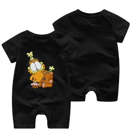 

Garfield Baby Boys Romper Cute Short Sleeve Baby Jumpsuit With Snap Closure Cozy Baby Bodysuit For Boys And Girls (Newborn/Infant) 12 Months