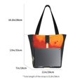 thumbnail image 3 of Honeii Retro Space Rocket Launch Print Women Top Handle Satchel Handbags,Fashion Handbag,Messenger Tote Bag Purse for Women,Shoulder Bag Handbag for Travel, Work, 3 of 6