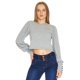 thumbnail image 1 of Blusa Manga Larga Gigot Top Moda Juvenil Casual Suave gris XG Incógnita 550342, 1 of 5