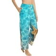 thumbnail image 2 of Balery Starfish And Seashell On The Beach 1 print Women's Pajama Pants,Ultra Lightweight Pjs,Lounge Pant-XX-Large, 2 of 9