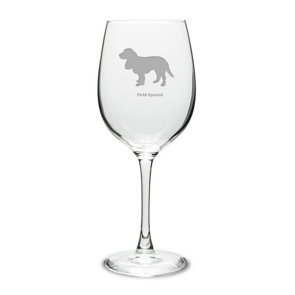 Field Spaniel 16 oz Classic White Wine Glass