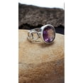 thumbnail image 2 of Solid 925 Sterling Silver Ring For Womens, Natural Amethyst Ring Gemstone Unique Handcrafted Ring For Her, 2 of 5