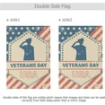 thumbnail image 2 of SKYSONIC Veterans Day Soldier On USA Flag Double-Sided Printed Garden House Sports Flag-28x40(in)-Polyester Decorative Flags for Courtyard Garden Flowerpot, 2 of 6