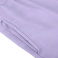 thumbnail image 7 of Women's Sweatpants Tall Fleece Winter Thermal Casual Solid Color High Waisted Plus Velvet Running Fitness Sports Pants Purple XL, 7 of 7