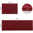 thumbnail image 2 of Kitchen Rugs and Mats Sets Pieces Super Absorbent Polypropylene Rug Soft Comfort Floor Mat Machine Washable for Kitchen Hallway Office Sink Laundry( x .+ x ), 2 of 8