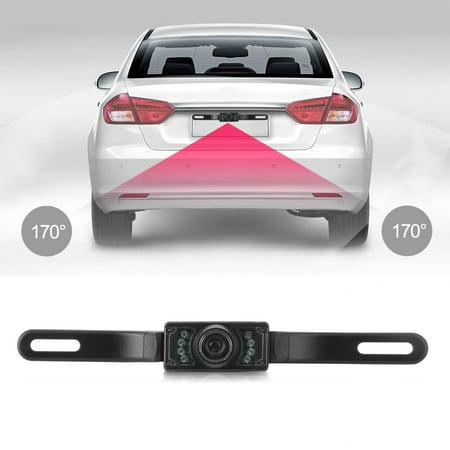 Backup Camera 7 LED Waterproof Night Vision Car Rearview Reverse Backup Parking Camera