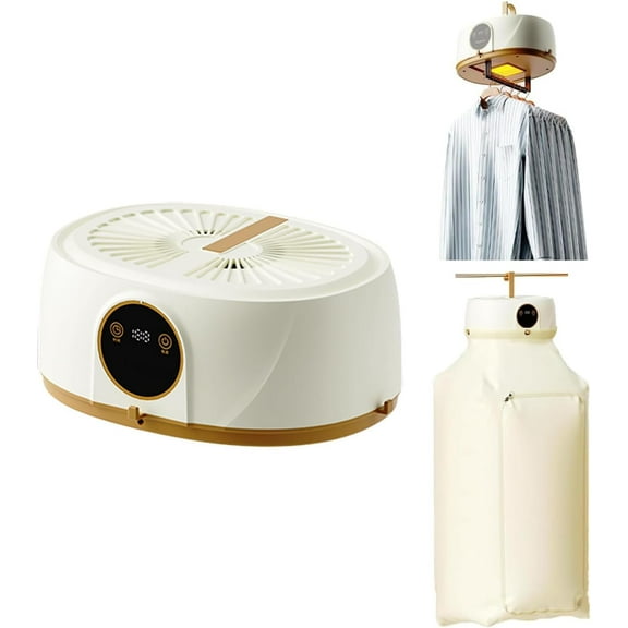 Upgraded Automatic Ironing Machine, Portable Clothes Dryer Upgraded for Home Use, Portable Clothes Dryer Mini Laundry Dryers with Remote Control for Apartment, Travel