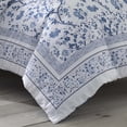 thumbnail image 5 of Laura Ashley Home - Charlotte Collection - Luxury Ultra Soft Comforter, All Season Premium Bedding Set, Stylish Delicate Design for Home Dcor, King, China Blue King China Blue, 5 of 6