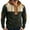 Army Green, variant on Men's Fashion Hoodies & Sweatshirts Mens Hoodies Vintage Slim Fit Lace Up Henley Hooded Sweatshirts with Elbow Patches Western Workout Pullover