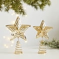thumbnail image 4 of Chritmas Glitter Star Trees Topper Exquisite Iron Star Metal Ornament Tree Decor for Home Bar Xmas Trees Decor, 4 of 5