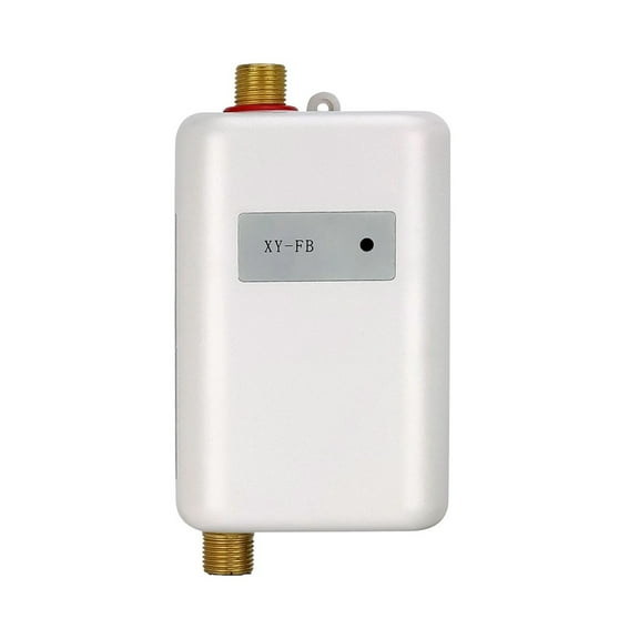 Tankless Water Heater,3000W Portable Mini Instant Electric Hot Water Heater System For Household Indoor Bathroom Kitchen Washing ,Compact Design